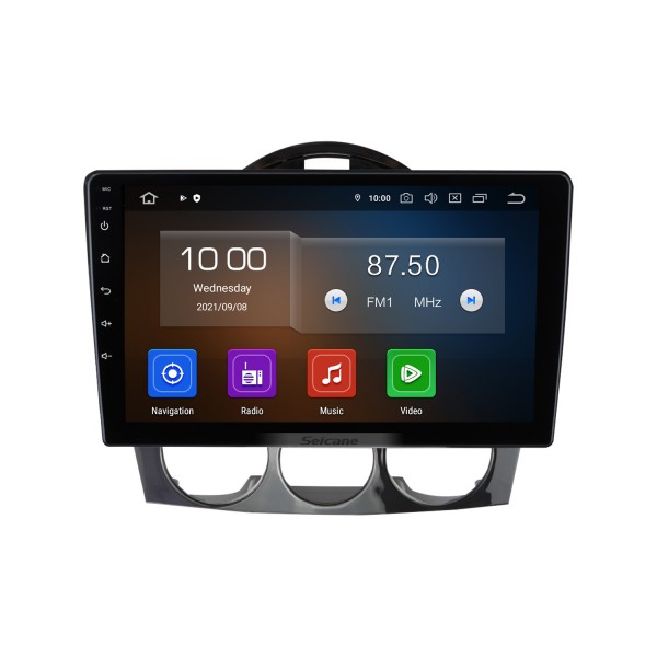 Carplay Pantalla táctil HD de 9 pulgadas Android 13.0 para 2017 TOYOTA YARIS RHD VERSIÓN DE TAILANDIA DE GAMA ALTA Navegación GPS Android Auto Unidad principal Soporte DAB + OBDII WiFi Control del volante