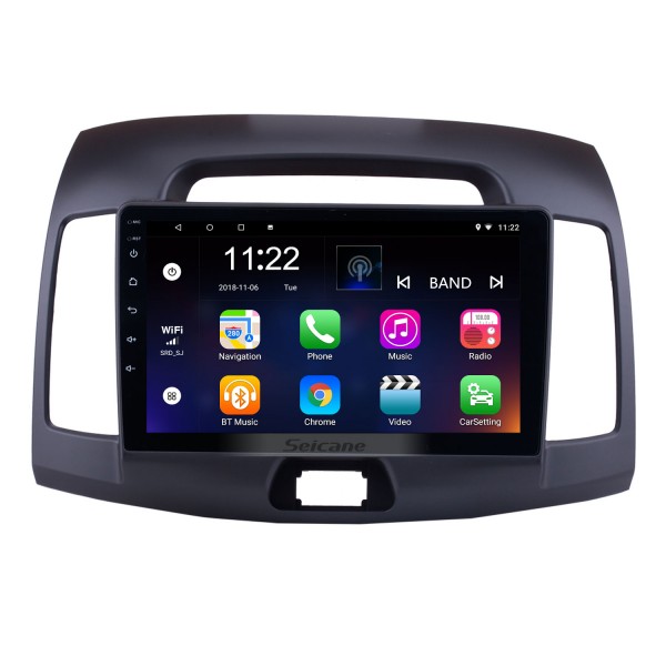 9 pulgadas Android 14.0 para 2008 Hyundai Elantra Radio Sistema de navegación GPS con pantalla táctil HD Soporte Bluetooth Carplay OBD2
