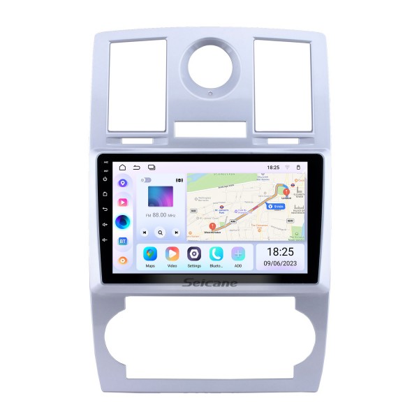 OEM HD Radio con pantalla táctil para 2004-2008 Chrysler Aspen 300C 9 pulgadas Android 14.0 Car Stereo USB Bluetooth AUX compatible Carplay DVR TPMS Cámara de respaldo OBD