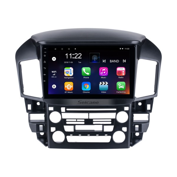 Pantalla táctil HD de 9 pulgadas 1997 Toyota Harrier Radio de coche Android 13.0 Sistema de navegación GPS con soporte Bluetooth Carplay