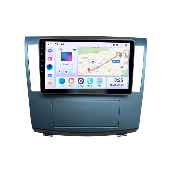 9 pulgadas Android 14.0 para 2012 HAIMA 7 S3 Sistema de navegación GPS estéreo con pantalla táctil Bluetooth compatible con cámara de visión trasera