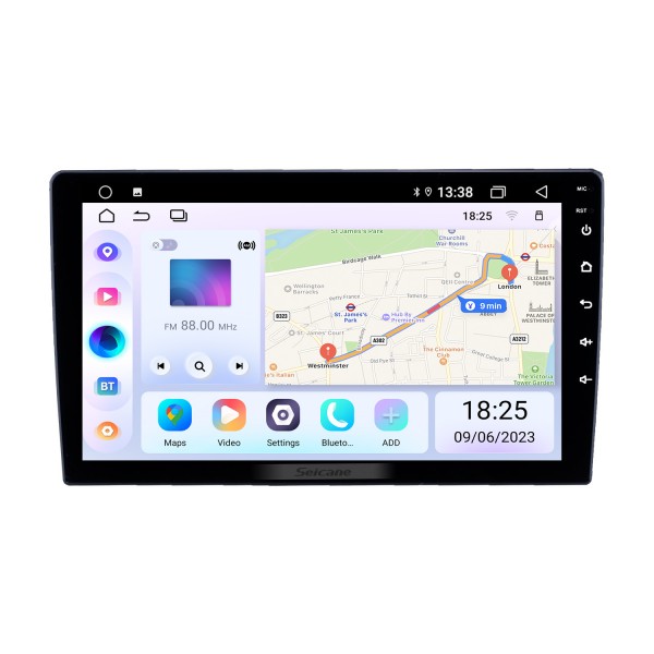 OEM 10.1 pulgadas Android 14.0 Radio para 2006-2015 TOYOTA LAND CRUISER Bluetooth HD Pantalla táctil Navegación GPS Soporte USB AUX Carplay DVR OBD Cámara de visión trasera