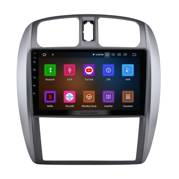 Pantalla táctil HD 9 pulgadas Android 13.0 para 2002-2008 Mazda 323/09 / FAW Haima Preema / Ford Laser Radio Sistema de navegación GPS Bluetooth Carplay compatible con cámara de respaldo