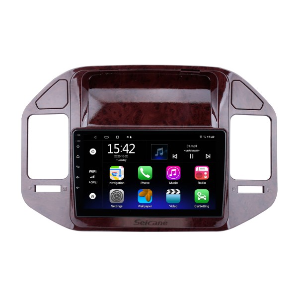 Android 13.0 de 9 pulgadas para 2004-2011 Mitsubishi V73 Pajero Radio Sistema de navegación GPS con pantalla táctil HD Soporte Bluetooth Carplay OBD2