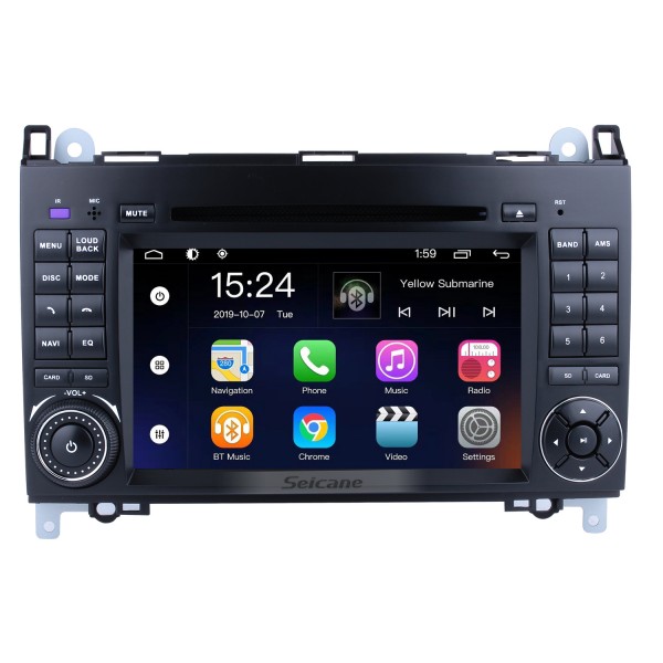 Android 5.1.1 sistema de navegación GPS para 2001-2008 Mercedes-Benz G-Class W463 con Radio Reproductor DVD Pantalla táctil Bluetooth WiFi TV IPOD HD 1080P Vídeo cámara de reserva Control del volante USB SD