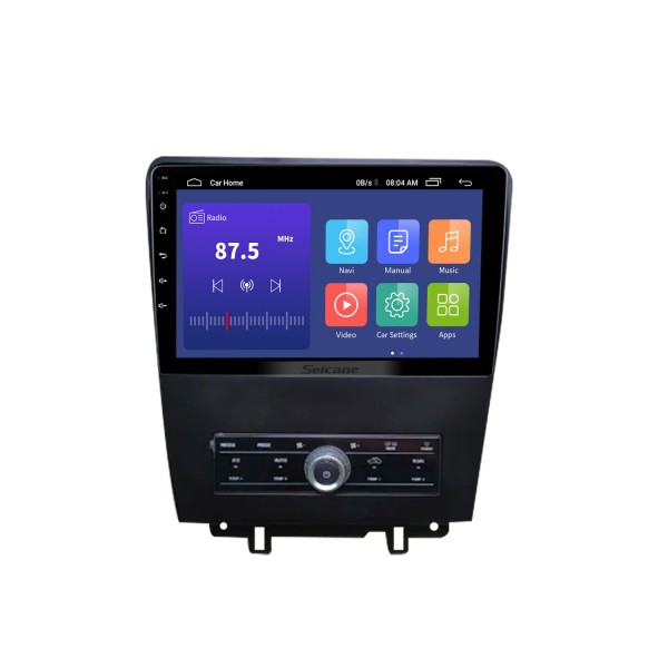 Aftermarket Radio para Ford Fusion 2010 con sistema Android 10 Pantalla táctil de 9 pulgadas Carplay Soporte Bluetooth Sistema de navegación Cámara de visión trasera 4G Net