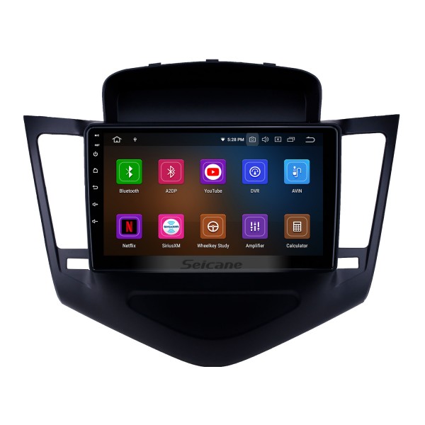 2013-2015 chevy Chevrolet CRUZE Android 12.0 9 pulgadas Navegación GPS Radio Bluetooth con USB FM Música Carplay compatible Control del volante 4G Cámara de respaldo