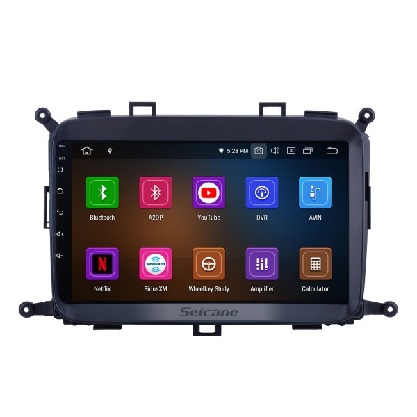 OEM 9 pulgadas Android 13.0 para 2014 2015 2016 2017 Kia Carens Radio Bluetooth HD Pantalla táctil Sistema de navegación GPS Carplay compatible con DVR