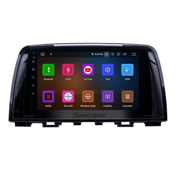 Pantalla táctil HD 2014-2016 Mazda Atenza Android 12.0 9 pulgadas GPS Navegación Radio Bluetooth USB WIFI Carplay soporte DAB + TPMS OBD2