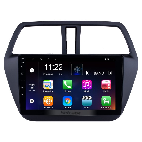 Android 13.0 9 pulgadas 2014-2017 Suzuki S-Cross SX4 HD Pantalla táctil Radio GPS Navi Soporte Bluetooth OBD2 DVR WIFI SWC TPMS