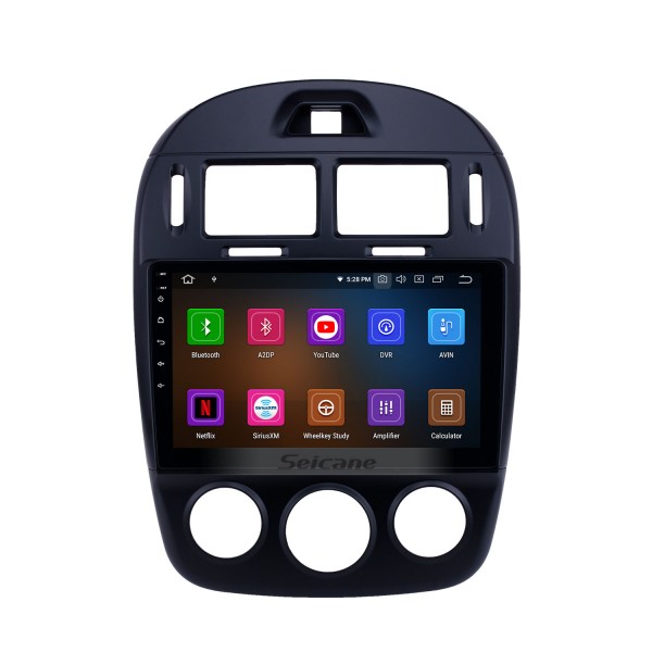 10.1 pulgadas Android 12.0 Radio de navegación GPS para 2017-2019 Kia Cerato Manual A / C Bluetooth Wifi HD Pantalla táctil Música Carplay compatible con cámara de respaldo 1080P