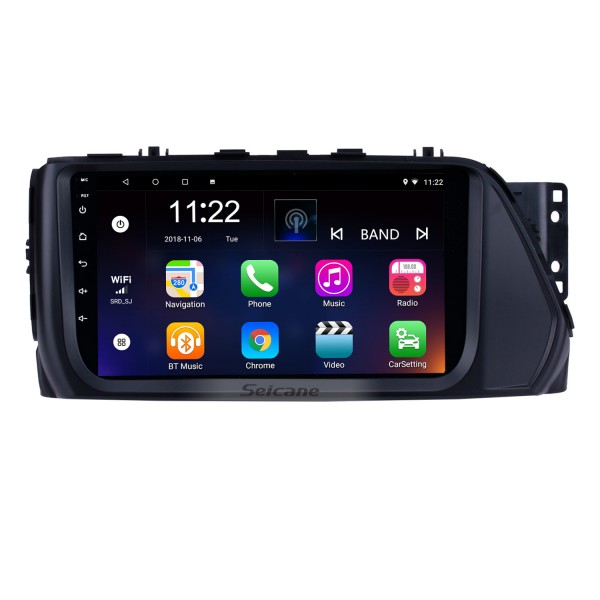 9 pulgadas 2017 Hyundai VERNA Android 13.0 Reproductor multimedia para automóvil Radio Bluetooth con sistema de navegación GPS Wifi música Mirror Link Soporte USB Control del volante DVR Cámara de visión trasera OBD2 DAB +