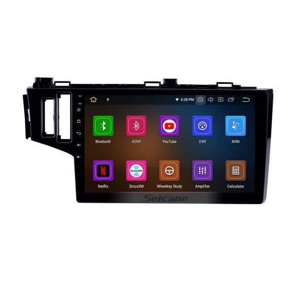 Radio Android 12.0 de 10.1 pulgadas para Honda Fit LHD 2013-2015 con AUX Bluetooth Pantalla táctil Navegación GPS Soporte para Carplay SWC