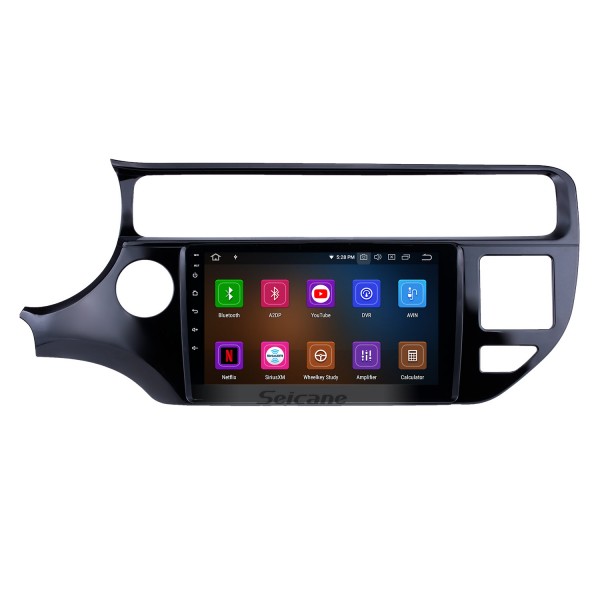 para 2015 2016 2017 Kia Rio LHD Android 12.0 9 pulgadas Navegación GPS Radio Bluetooth HD Pantalla táctil USB Carplay Soporte de música TPMS DAB + 1080P Video Mirror Link
