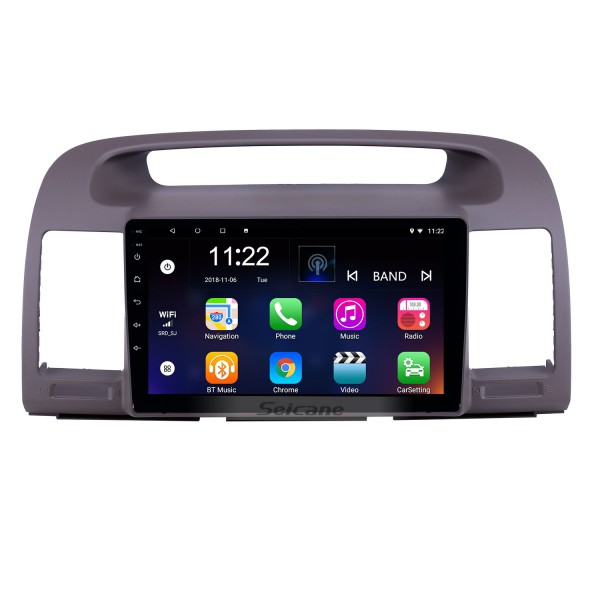 Radio de navegación GPS con pantalla táctil HD de 9 pulgadas Android 10,0 para Toyota Camry 2000-2003 con soporte Bluetooth AUX Carplay DAB + OBD