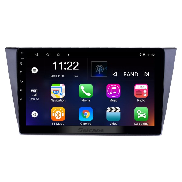Radio con navegación GPS Android 10,0 de 10,1 pulgadas para 2016-2018 VW Volkswagen Bora con pantalla táctil HD Bluetooth WIFI compatible con Carplay SWC
