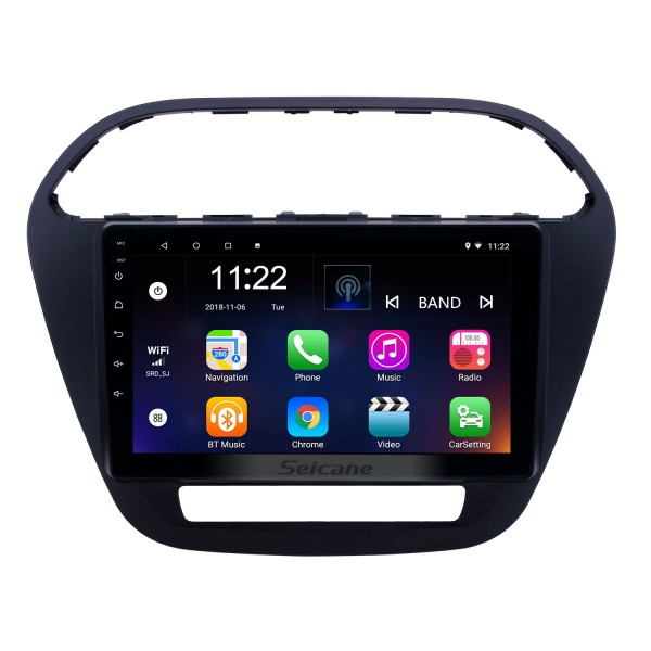 2019 Tata Tiago / Nexon Android 13.0 Pantalla táctil HD Radio de navegación GPS de 9 pulgadas con USB WIFI Soporte Bluetooth SWC DVR Carplay