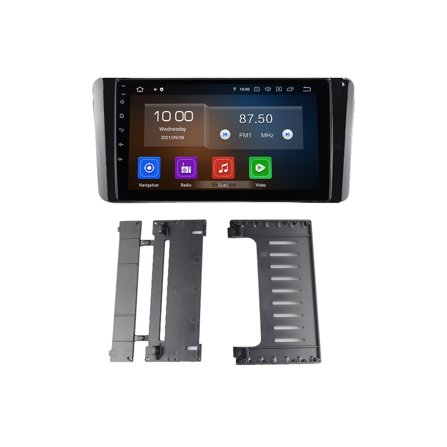 Carplay Radio HD con pantalla táctil para VOLKSWAGEN POLO/SKODA KAMIQ  SCOUTLINK 2021, sistema de navegación GPS con WIFI, Bluetooth, USB, Mirror  Link