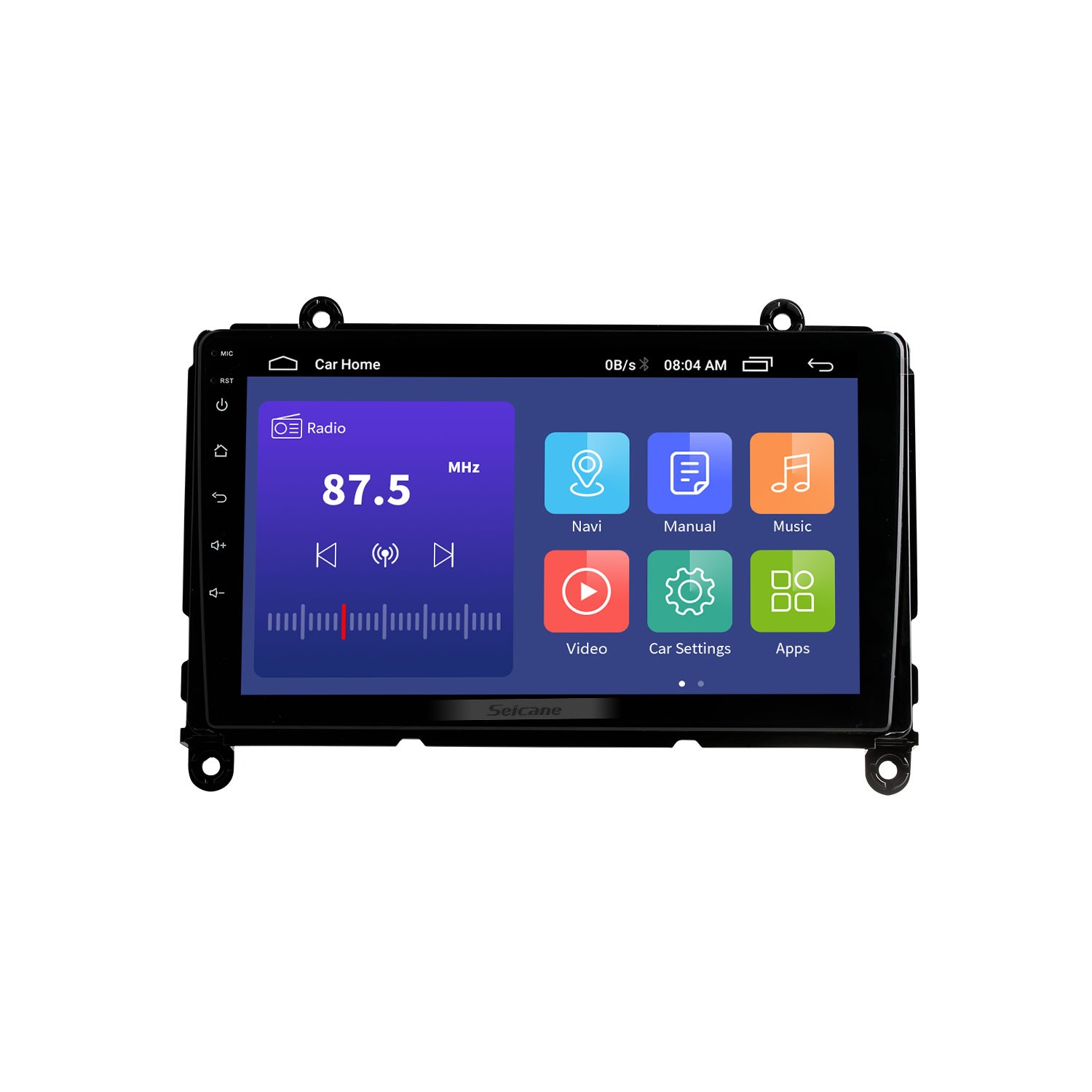 radio coche con pantalla Radio con GPS para coche, reproductor Multimedia  con Android 11, pantalla Vertical, 2 Din, estéreo, para Toyota Hiace  2004-2019