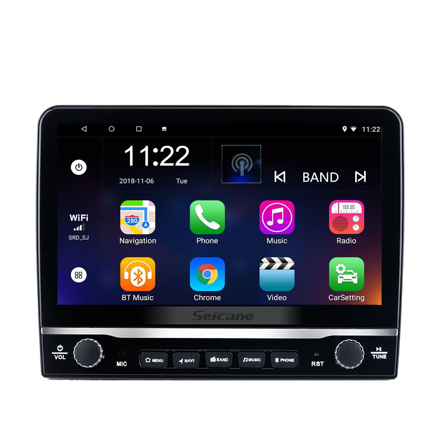 OEM 10.1 pulgadas Android para radio de coche universal con sistema de  navegación GPS con pantalla táctil Bluetooth HD compatible con Carplay DAB +