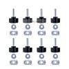 Carros de techo de techo tornillos kit de tuerca de fijación para 2007-2016 Jeep Wrangler duro de instalación de remoción rápida rápida 6pcs