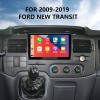 Radio Android 12,0 de 10,1 pulgadas para 2009-2019 Ford New Transit Bluetooth WIFI HD pantalla táctil navegación GPS Carplay soporte USB TPMS DAB +
