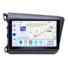 Radio de coche con pantalla táctil Android 14.0 HD de 9 pulgadas para 2012 Honda Civic LHD con Bluetooth Music 3G WiFi Mirror Link OBD2