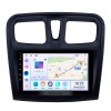 Radio Android de navegación GPS Android de 9 pulgadas para Renault Sandero 2012-2017 con soporte de pantalla táctil Bluetooth USB HD Carplay DVR OBD