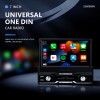 Radio para coche universal de 7 pulgadas con navegación GPS y reproductor multimedia con Bluetooth, WIFI, soporte para música, Mirror Link, SWC, DVR, vídeo 1080P