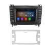 Radio Carplay de 7 pulgadas con Android 13.0 para BENZ B200 A-KLASSE W169 B-KLASSE W245 2004-2012 Unidad principal de navegación GPS compatible con WiFi DAB+ OBDII Control del volante