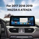 12.3 pulgadas Android 12.0 para 2017 2018 2019 Mazda 6 Atz Sistema de navegación GPS estéreo con soporte de pantalla táctil Bluetooth Cámara de visión trasera