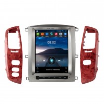 OEM 12.1 pulgadas Android 10.0 Radio para TOYOTA LAND CRUISER 100 2002-2007 LEXUS LX470 2003-2007 Bluetooth HD Pantalla táctil Soporte de navegación GPS Carplay Cámara trasera TPMS