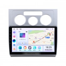 10.1 pulgadas Android 13.0 para 2004-2008 Volkswagen Touran Manual A / C Radio con Bluetooth HD Pantalla táctil Sistema de navegación GPS compatible con Carplay DAB +