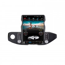 Carplay 13.6 pulgadas Android 10.0 Pantalla táctil Multimedia para 2018-2021 JEEP WRANGLER Radio Android Auto con sistema de navegación GPS Soporte Bluetooth Cámara de visión trasera WIFI OBD2
