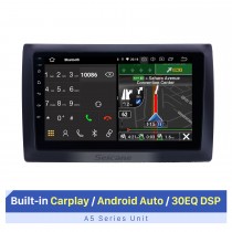 9 pulgadas Android 10.0 Radio para 2010 Fiat Stilo Bluetooth WIFI USB HD Pantalla táctil Navegación GPS Carplay compatible con OBD2 TPMS DAB + DVR
