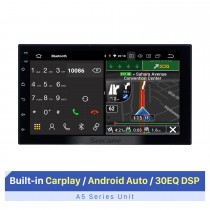 Android 10.0 Universal Toyota Hyundai Kia Nissan VW Suzuki Honda Sistema de radio GPS con Carplay DSP incorporado compatible con Bluetooth WIFI Cámara de 360 °