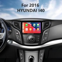 9 pulgadas Android 13.0 para 2016 HYUNDAI I40 Radio de navegación GPS con Bluetooth HD Pantalla táctil compatible con TPMS DVR Carplay cámara DAB +