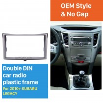 173*98/178*100/178*102mm Doble Din Car Radio Fascia para 2010+ Subaru Legacy DVD estéreo Recorte cuadro de instrumentos marco de la placa de montaje