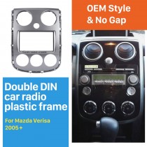 Superior 2Din 2005+ Mazda Verisa Car Radio Fascia Dash Reproductor de DVD Instalación Panel Panel Kit Adaptador de montaje en tablero
