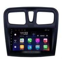 Radio Android de navegación GPS Android de 9 pulgadas para Renault Sandero 2012-2017 con soporte de pantalla táctil Bluetooth USB HD Carplay DVR OBD