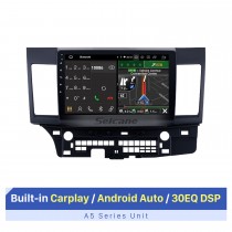 10.1 pulgadas Android 10.0 Radio Sistema de navegación GPS para 2007-2015 Mitsubishi LANCER con Bluetooth HD pantalla táctil OBD2 DVR Cámara de visión trasera TV 1080P Video USB Control del volante