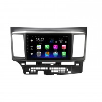 9 pulgadas Android 13.0 para 2010 MITSUBISHI LANCER FORTIS Sistema de navegación GPS estéreo con soporte de pantalla táctil Bluetooth Cámara de visión trasera