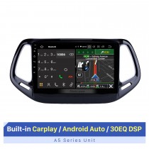 Android 10.0 Navegación GPS para 2017 Jeep Compass 10.1 pulgadas HD Pantalla táctil Multimedia Radio Bluetooth MP5 música WIFI Soporte USB 4G Carplay SWC OBD2 Retrovisor