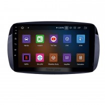 9 pulgadas Android 13.0 para 2016 Mercedes-Benz SMART Radio de navegación GPS con Bluetooth HD Soporte de pantalla táctil TPMS DVR Carplay cámara DAB +