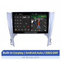 10.1 pulgadas Android 10.0 2012 2013 2014 2015 Toyota Camry HD Pantalla táctil Bluetooth Navegación GPS Radio Soporte de control del volante DVR 3G / 4G WIFI USB Carplayer Reproductor de DVD