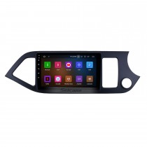 9 pulgadas Android 13.0 Radio Sistema de navegación GPS Pantalla táctil para 2011-2014 KIA Morning RHD Soporte Bluetooth TPMS DVR OBD Mirror Link 3G WiFi TV Cámara de respaldo Video