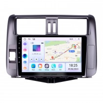 9 pulgadas 2010-2013 Toyota Prado 150 Android 14.0 Radio GPS con 1024 * 600 Pantalla táctil Bluetooth Soporte de música OBD2 DVR Cámara de vista trasera TV 1080P 3G WIFI Control del volante