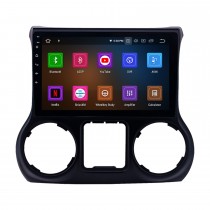 Pantalla táctil HD de 10.1 pulgadas 2011-2014 2015 2016 2017 JEEP Wrangler Android 12.0 Radio de navegación GPS con carplay OBD2 TV digital Wifi Bluetooth Música Control del volante Cámara de visión trasera