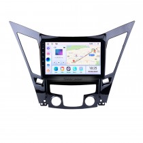 Sistema de navegación GPS Android 13.0 todo en uno de 9 pulgadas para 2011-2015 HYUNDAI Sonata i40 i45 con pantalla táctil TPMS DVR OBD II Cámara trasera AUX USB SD Control del volante WiFi Video Radio Bluetooth