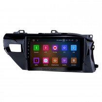 10.1 pulgadas 2016-2018 Toyota Hilux RHD Android 12.0 Navegación GPS Radio Bluetooth HD Pantalla táctil AUX Carplay Soporte de música 1080P Video TV digital